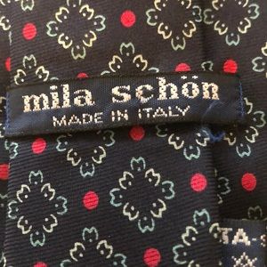 Mila Schon Silk tie made in Italy